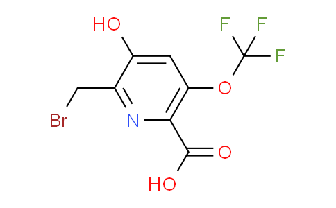AM160456 | 1806137-45-0 | 2-(Bromomethyl)-3-hydroxy-5-(trifluoromethoxy)pyridine-6-carboxylic acid