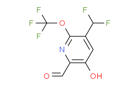 AM160462 | 1806728-34-6 | 3-(Difluoromethyl)-5-hydroxy-2-(trifluoromethoxy)pyridine-6-carboxaldehyde