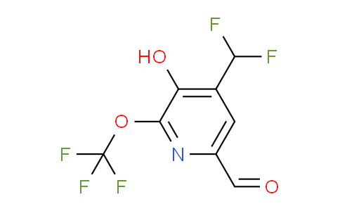AM160470 | 1806728-96-0 | 4-(Difluoromethyl)-3-hydroxy-2-(trifluoromethoxy)pyridine-6-carboxaldehyde