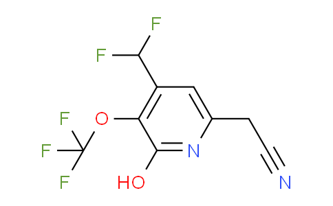 AM160480 | 1804360-63-1 | 4-(Difluoromethyl)-2-hydroxy-3-(trifluoromethoxy)pyridine-6-acetonitrile