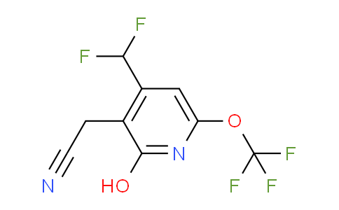 AM160483 | 1804347-30-5 | 4-(Difluoromethyl)-2-hydroxy-6-(trifluoromethoxy)pyridine-3-acetonitrile