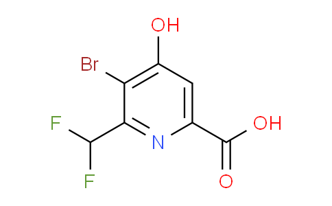 AM16050 | 1805411-35-1 | 3-Bromo-2-(difluoromethyl)-4-hydroxypyridine-6-carboxylic acid