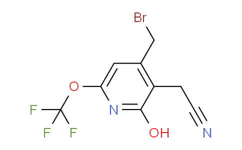 AM160500 | 1804768-13-5 | 4-(Bromomethyl)-2-hydroxy-6-(trifluoromethoxy)pyridine-3-acetonitrile