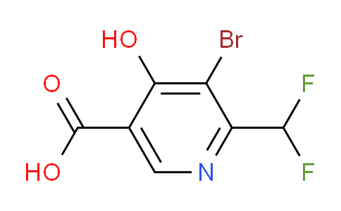 3-Bromo-2-(difluoromethyl)-4-hydroxypyridine-5-carboxylic acid