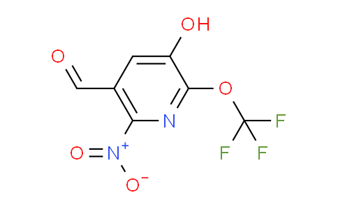 3-Hydroxy-6-nitro-2-(trifluoromethoxy)pyridine-5-carboxaldehyde