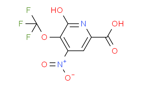 2-Hydroxy-4-nitro-3-(trifluoromethoxy)pyridine-6-carboxylic acid