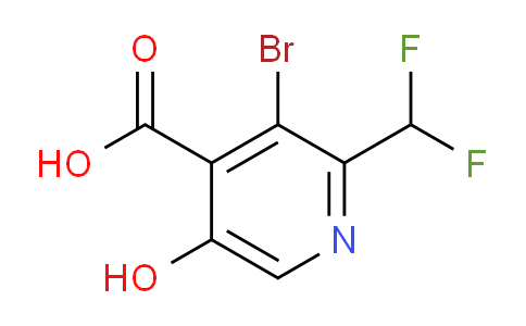 AM16055 | 1804652-89-8 | 3-Bromo-2-(difluoromethyl)-5-hydroxypyridine-4-carboxylic acid