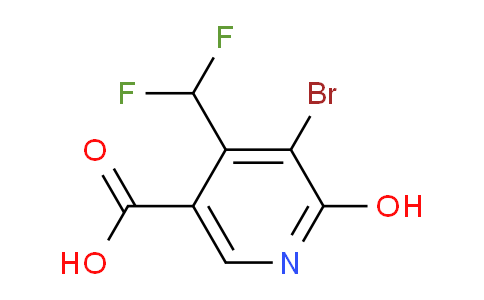 3-Bromo-4-(difluoromethyl)-2-hydroxypyridine-5-carboxylic acid