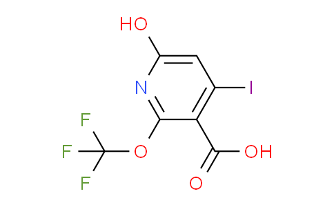 6-Hydroxy-4-iodo-2-(trifluoromethoxy)pyridine-3-carboxylic acid