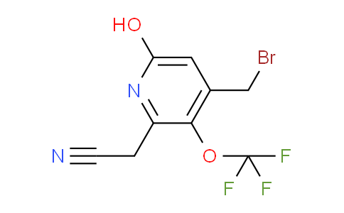 AM160577 | 1806136-29-7 | 4-(Bromomethyl)-6-hydroxy-3-(trifluoromethoxy)pyridine-2-acetonitrile