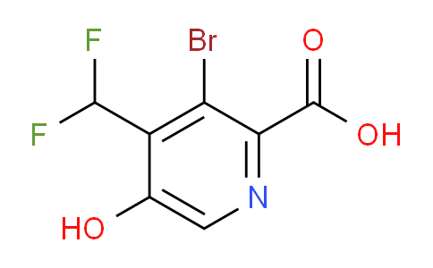 3-Bromo-4-(difluoromethyl)-5-hydroxypyridine-2-carboxylic acid