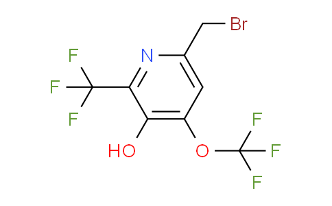 6-(Bromomethyl)-3-hydroxy-4-(trifluoromethoxy)-2-(trifluoromethyl)pyridine