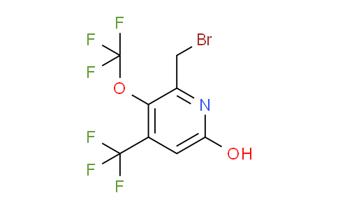 2-(Bromomethyl)-6-hydroxy-3-(trifluoromethoxy)-4-(trifluoromethyl)pyridine