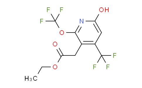 AM160603 | 1806159-67-0 | Ethyl 6-hydroxy-2-(trifluoromethoxy)-4-(trifluoromethyl)pyridine-3-acetate