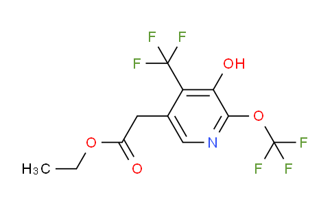 AM160605 | 1804797-94-1 | Ethyl 3-hydroxy-2-(trifluoromethoxy)-4-(trifluoromethyl)pyridine-5-acetate