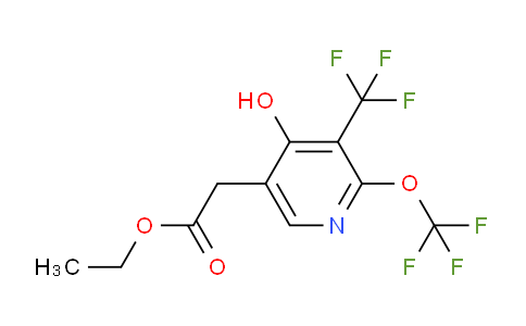 AM160615 | 1804726-42-8 | Ethyl 4-hydroxy-2-(trifluoromethoxy)-3-(trifluoromethyl)pyridine-5-acetate