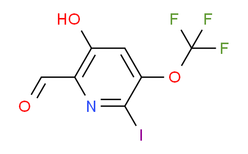 AM160647 | 1806713-43-8 | 5-Hydroxy-2-iodo-3-(trifluoromethoxy)pyridine-6-carboxaldehyde
