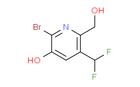 2-Bromo-5-(difluoromethyl)-3-hydroxypyridine-6-methanol