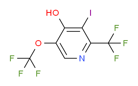 AM160661 | 1804475-80-6 | 4-Hydroxy-3-iodo-5-(trifluoromethoxy)-2-(trifluoromethyl)pyridine