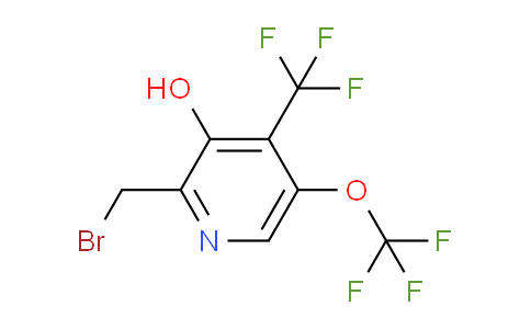 2-(Bromomethyl)-3-hydroxy-5-(trifluoromethoxy)-4-(trifluoromethyl)pyridine