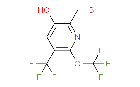 2-(Bromomethyl)-3-hydroxy-6-(trifluoromethoxy)-5-(trifluoromethyl)pyridine