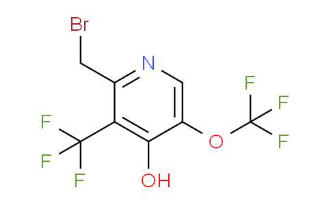2-(Bromomethyl)-4-hydroxy-5-(trifluoromethoxy)-3-(trifluoromethyl)pyridine