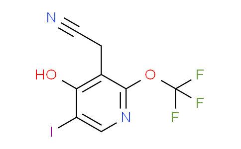 4-Hydroxy-5-iodo-2-(trifluoromethoxy)pyridine-3-acetonitrile