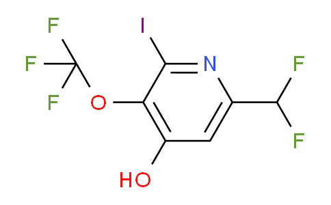 6-(Difluoromethyl)-4-hydroxy-2-iodo-3-(trifluoromethoxy)pyridine