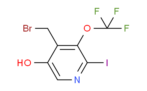 4-(Bromomethyl)-5-hydroxy-2-iodo-3-(trifluoromethoxy)pyridine
