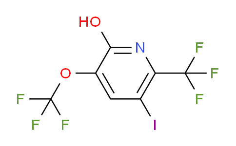 2-Hydroxy-5-iodo-3-(trifluoromethoxy)-6-(trifluoromethyl)pyridine