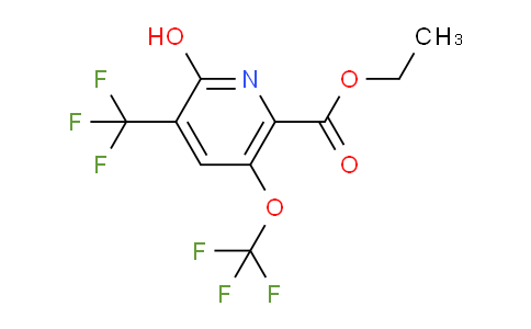 AM160723 | 1804777-55-6 | Ethyl 2-hydroxy-5-(trifluoromethoxy)-3-(trifluoromethyl)pyridine-6-carboxylate