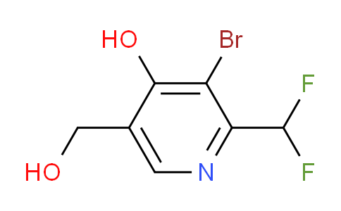 3-Bromo-2-(difluoromethyl)-4-hydroxypyridine-5-methanol