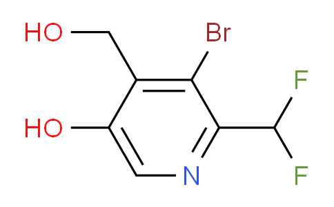 3-Bromo-2-(difluoromethyl)-5-hydroxypyridine-4-methanol