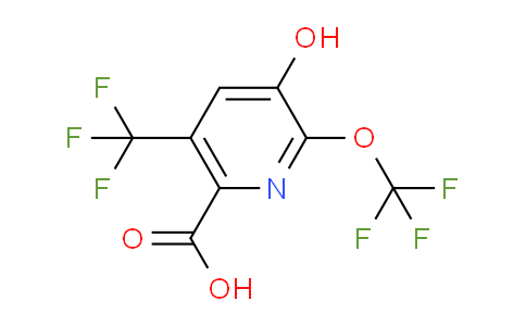 AM160754 | 1804838-74-1 | 3-Hydroxy-2-(trifluoromethoxy)-5-(trifluoromethyl)pyridine-6-carboxylic acid