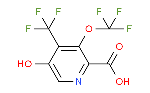 AM160758 | 1804838-79-6 | 5-Hydroxy-3-(trifluoromethoxy)-4-(trifluoromethyl)pyridine-2-carboxylic acid