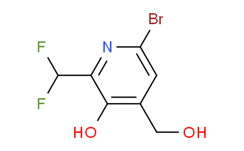 6-Bromo-2-(difluoromethyl)-3-hydroxypyridine-4-methanol