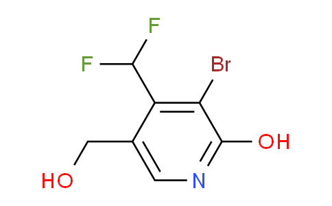 3-Bromo-4-(difluoromethyl)-2-hydroxypyridine-5-methanol