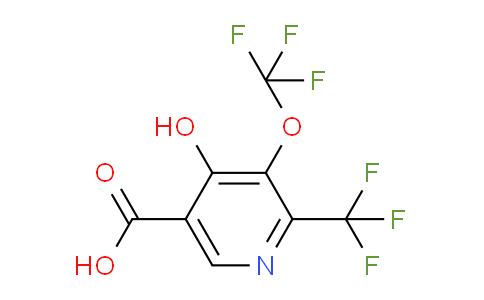 AM160770 | 1804368-04-4 | 4-Hydroxy-3-(trifluoromethoxy)-2-(trifluoromethyl)pyridine-5-carboxylic acid