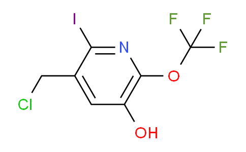 AM160780 | 1804310-71-1 | 3-(Chloromethyl)-5-hydroxy-2-iodo-6-(trifluoromethoxy)pyridine