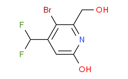 3-Bromo-4-(difluoromethyl)-6-hydroxypyridine-2-methanol