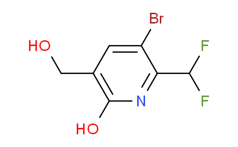 AM16080 | 1804886-55-2 | 3-Bromo-2-(difluoromethyl)-6-hydroxypyridine-5-methanol