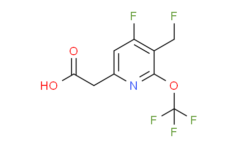 AM160804 | 1804756-57-7 | 4-Fluoro-3-(fluoromethyl)-2-(trifluoromethoxy)pyridine-6-acetic acid