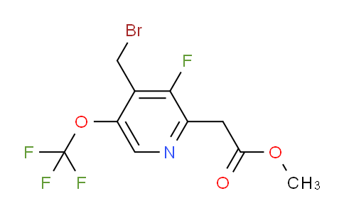 AM160824 | 1804322-11-9 | Methyl 4-(bromomethyl)-3-fluoro-5-(trifluoromethoxy)pyridine-2-acetate