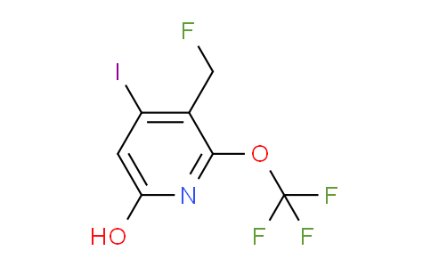 3-(Fluoromethyl)-6-hydroxy-4-iodo-2-(trifluoromethoxy)pyridine