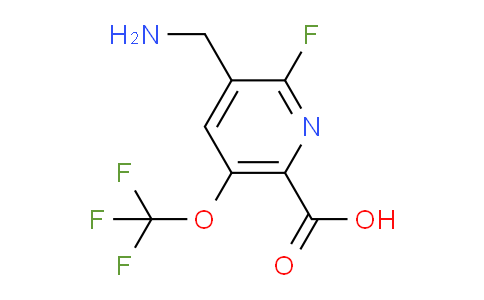 AM160841 | 1804310-86-8 | 3-(Aminomethyl)-2-fluoro-5-(trifluoromethoxy)pyridine-6-carboxylic acid