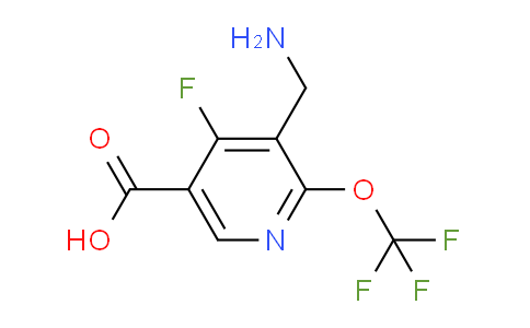 3-(Aminomethyl)-4-fluoro-2-(trifluoromethoxy)pyridine-5-carboxylic acid