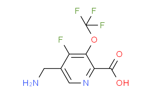 AM160844 | 1804318-16-8 | 5-(Aminomethyl)-4-fluoro-3-(trifluoromethoxy)pyridine-2-carboxylic acid