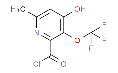 4-Hydroxy-6-methyl-3-(trifluoromethoxy)pyridine-2-carbonyl chloride