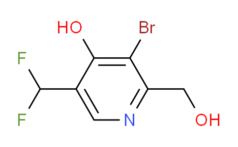 3-Bromo-5-(difluoromethyl)-4-hydroxypyridine-2-methanol