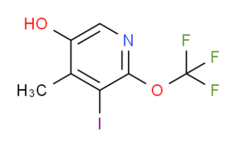 5-Hydroxy-3-iodo-4-methyl-2-(trifluoromethoxy)pyridine